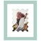 Americanflat Picture Frame with Wavy Mat - Ideal for Any Room, Living Rooms, Dorm Room